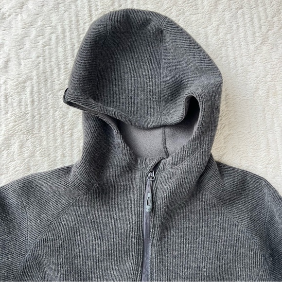 Outdoor Research Salida Long Hoody Gray Full Zip Hooded Fleece Jacket Large - Picture 10 of 13
